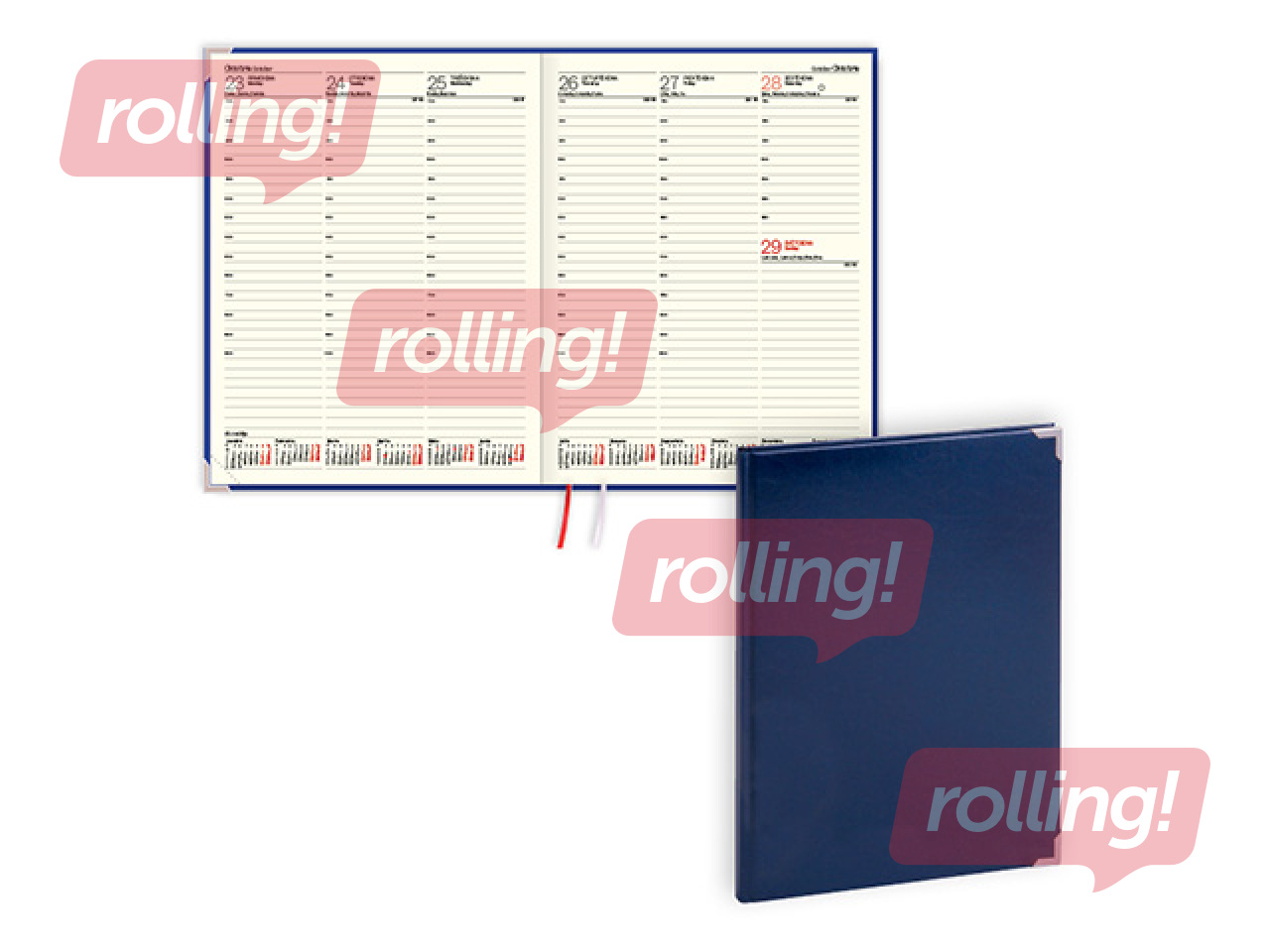 Diary Advocate, A4, basis, blue