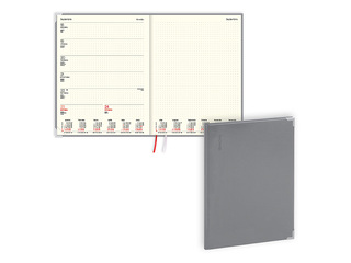 Diary Fortune, A4, basis, grey