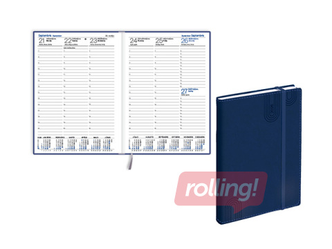 Ежедневник Prestige, A5,  кожезаменитель Soft, темно-синий