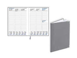 Diary Prestige, A5, basis, grey