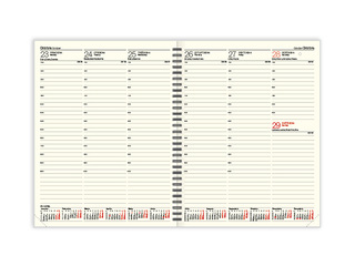 Kalendārā daļa Advocate ar spirāli, 2026