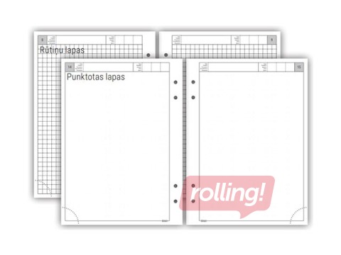 Контент-блок Elite без даты, пунктирные страницы