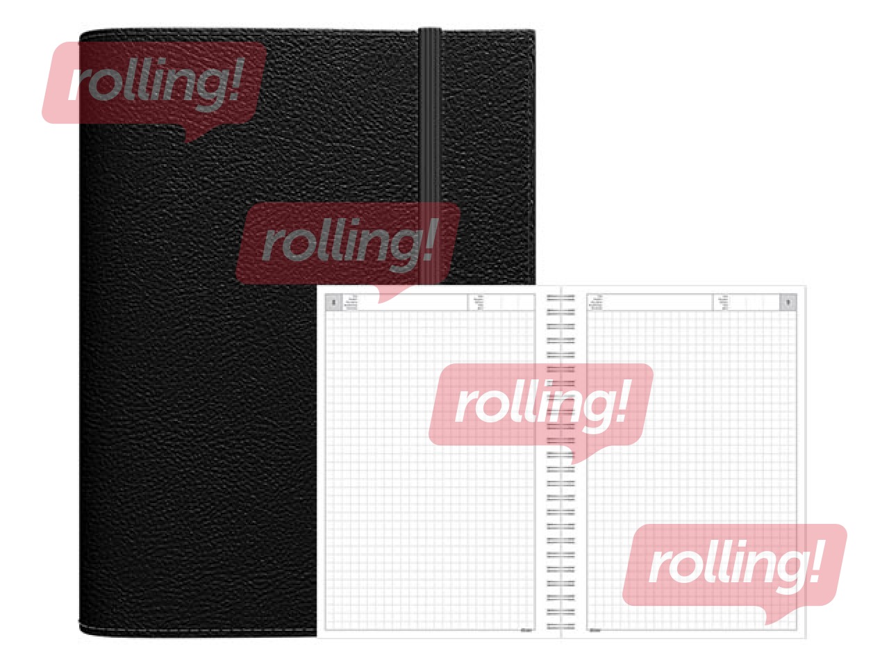 Diary - Notebook, A5 Flex, black