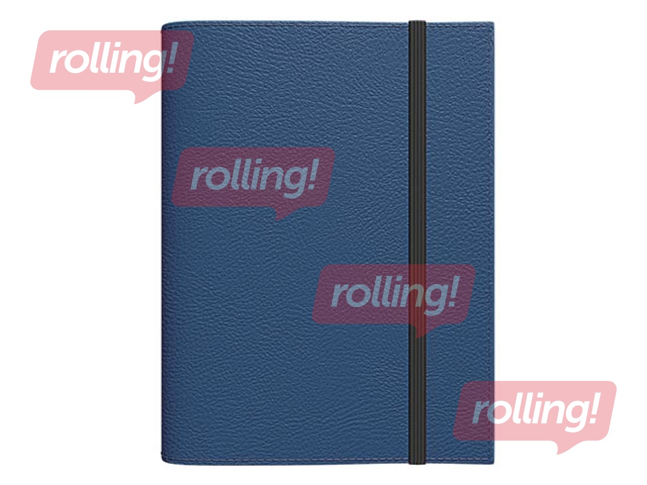 Dienasgrāmata - piezīmju bloks bez datumiem, A5 Flex, rūtiņu, tumši zils