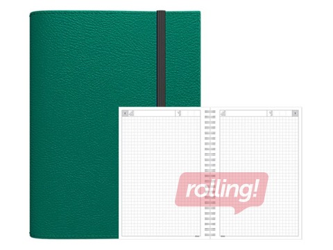 Diary - Notebook, A5 Flex, dark green