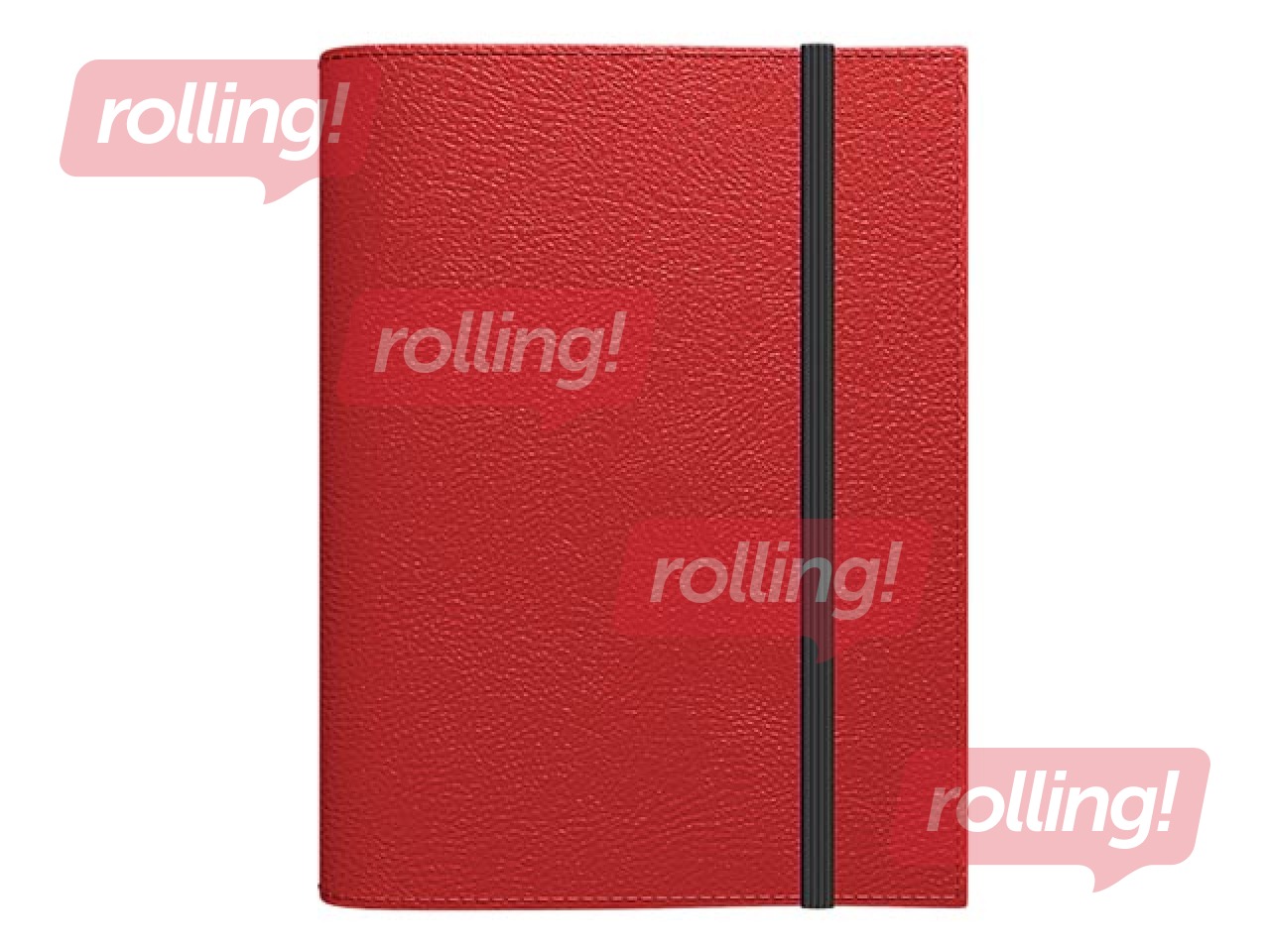 Dienasgrāmata - piezīmju bloks bez datumiem, A5 Flex, rūtiņu, bordo