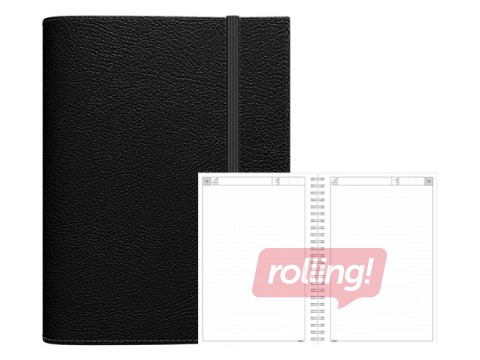 Diary - Notebook, A5 Flex, black