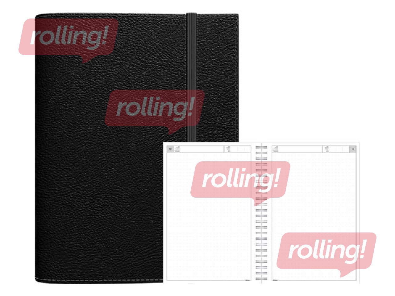 Diary - Notebook, A5 Flex, black
