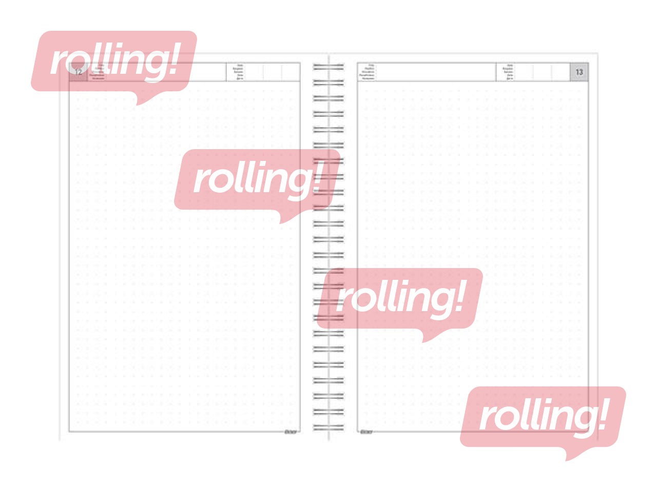 Дневник - блокнот, A5 Flex, чëрный