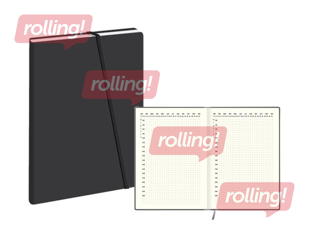 Dienasgrāmata Private, melna