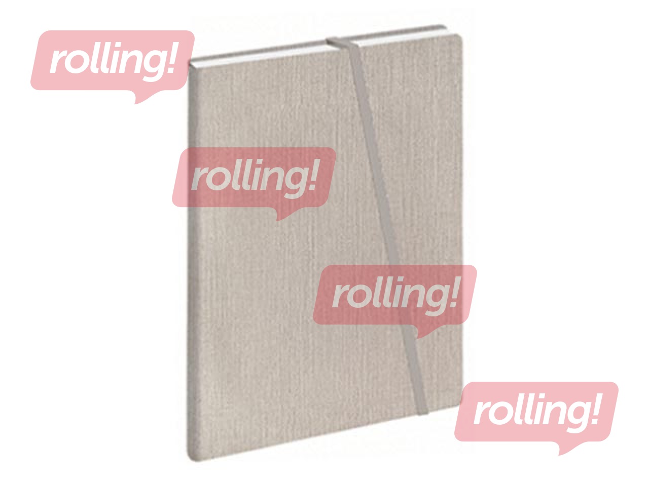 Dienasgrāmata Private, gaiši pelēka ar tekstūru