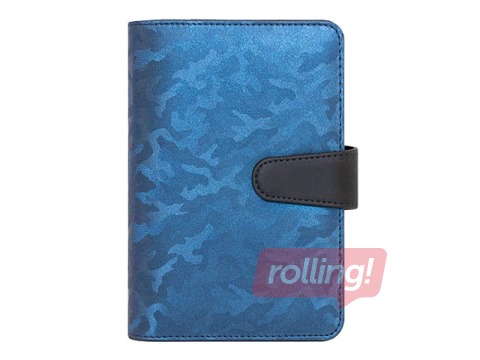 Time Planner MIDI Timex, artificial leather, metalic blue