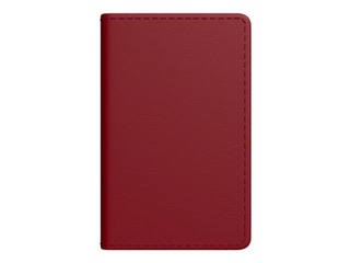 Dienasgrāmata - piezīmju bloks, Mini A8, punktotas lapas, bordo