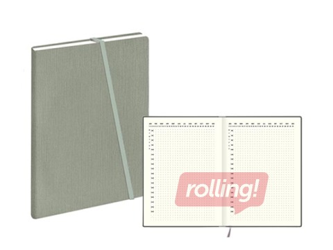 Diary Private, gray-green with texture