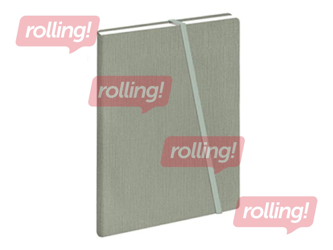 Diary Private, gray-green with texture