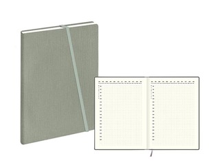 Ежедневник  Private, серо-зеленый с текстура
