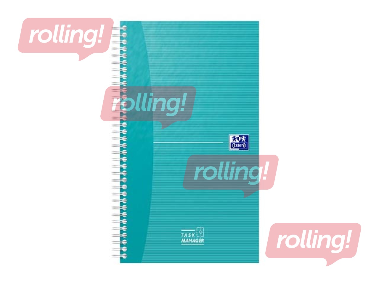 Uzdevumu plānotājs bez datumiem Oxford Office Essentials, A5, tirkīzzils