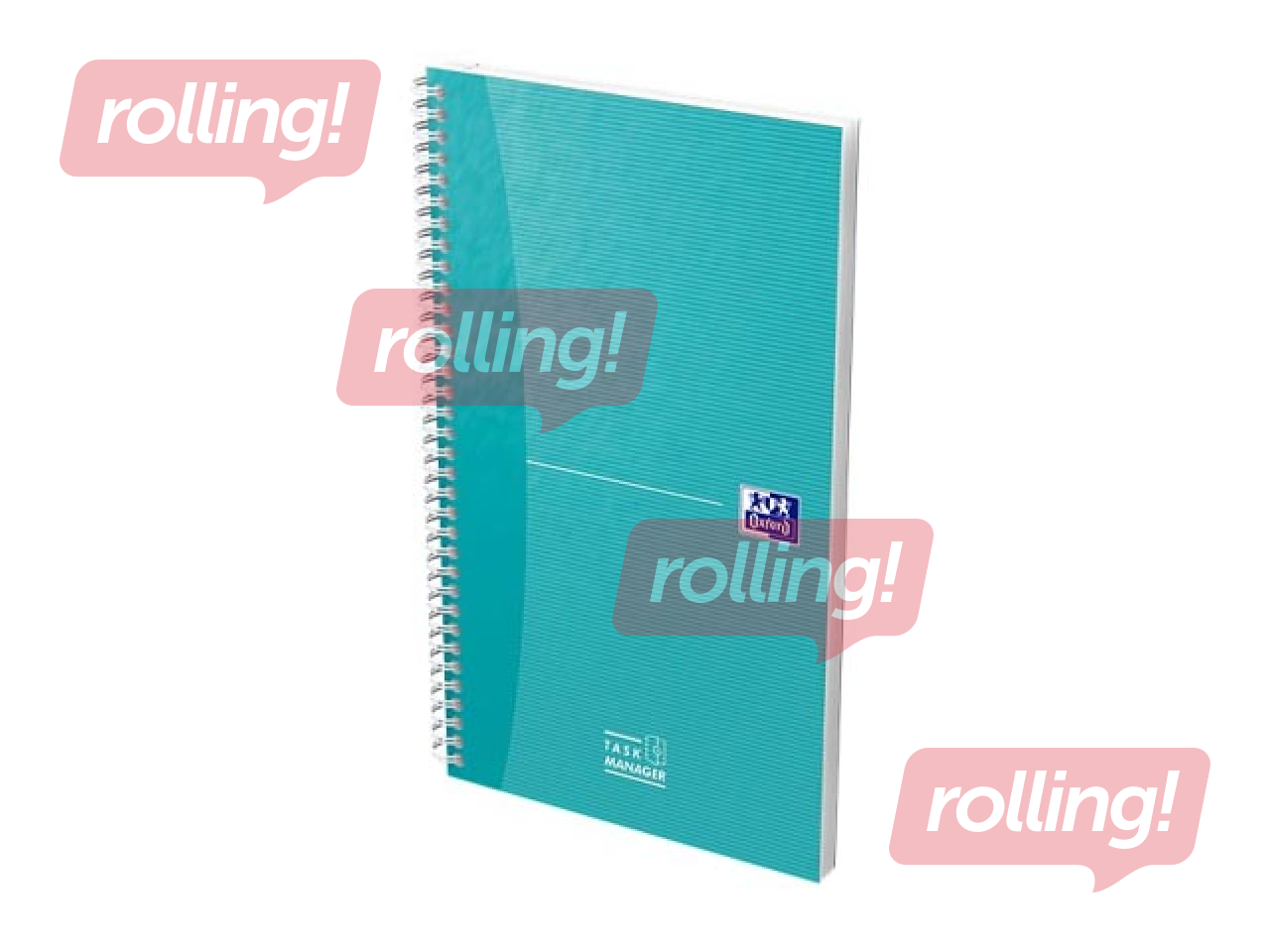 Uzdevumu plānotājs bez datumiem Oxford Office Essentials, A5, tirkīzzils