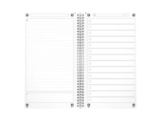 Uzdevumu plānotājs bez datumiem Oxford Office Essentials, A5, tirkīzzils