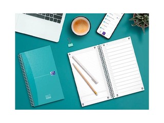 Uzdevumu plānotājs bez datumiem Oxford Office Essentials, A5, tirkīzzils