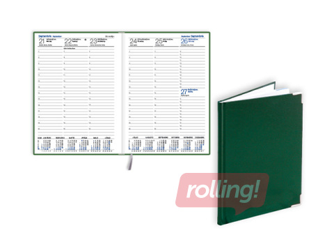 Diary Prestige, A5, basis, green