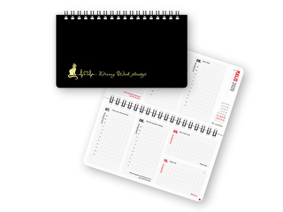 Diary Dreamy Week, 17x9.5 cm, Eclipse Nr.1