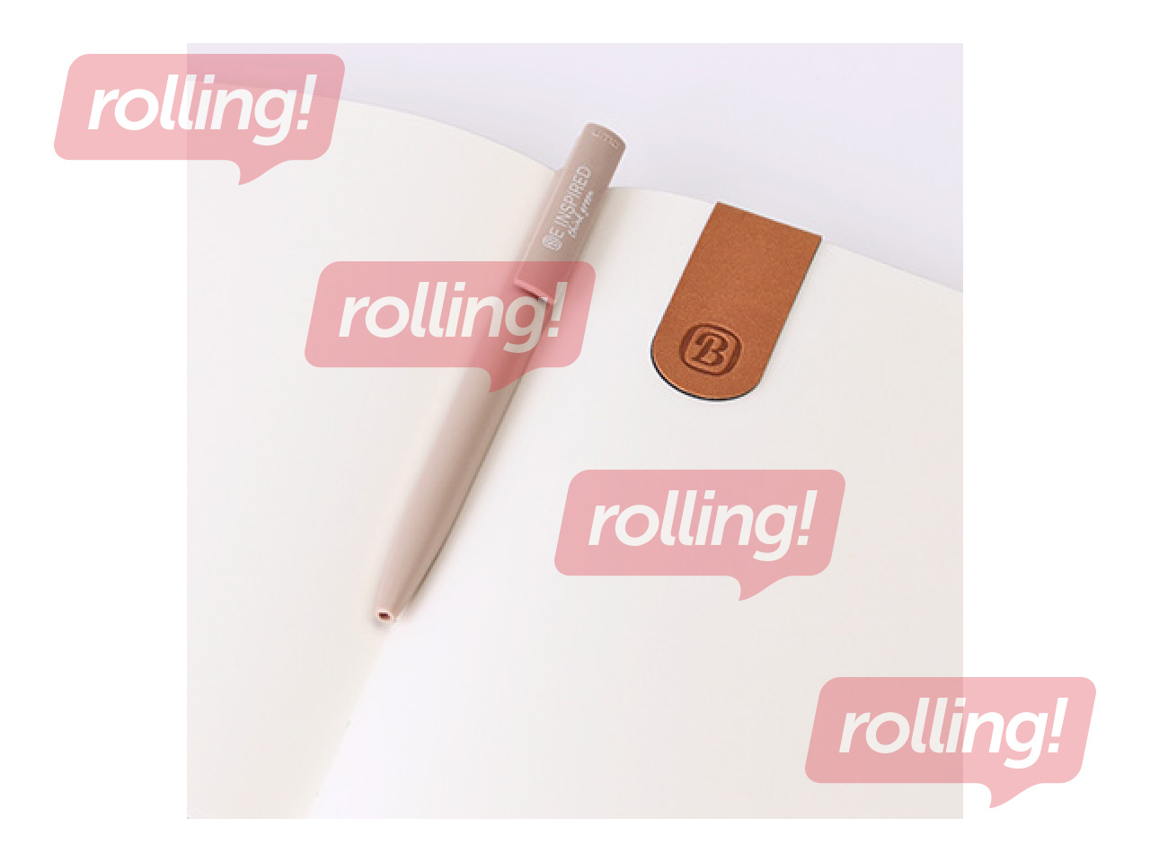 Grāmatzīme Tiny Marks, magnētiska, zila