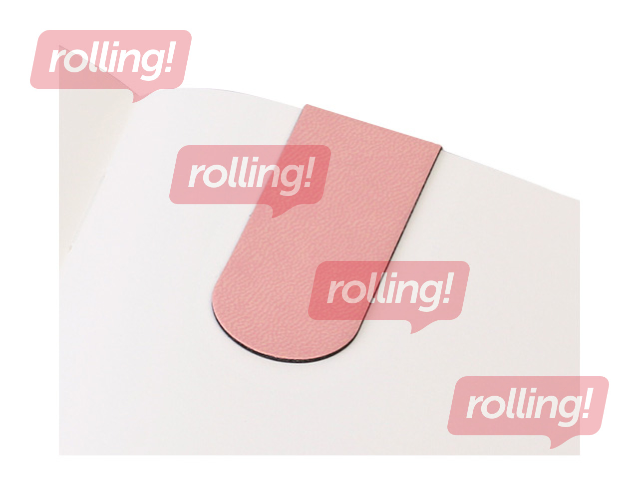 Bookmark Tiny Marks, magnetic, pink