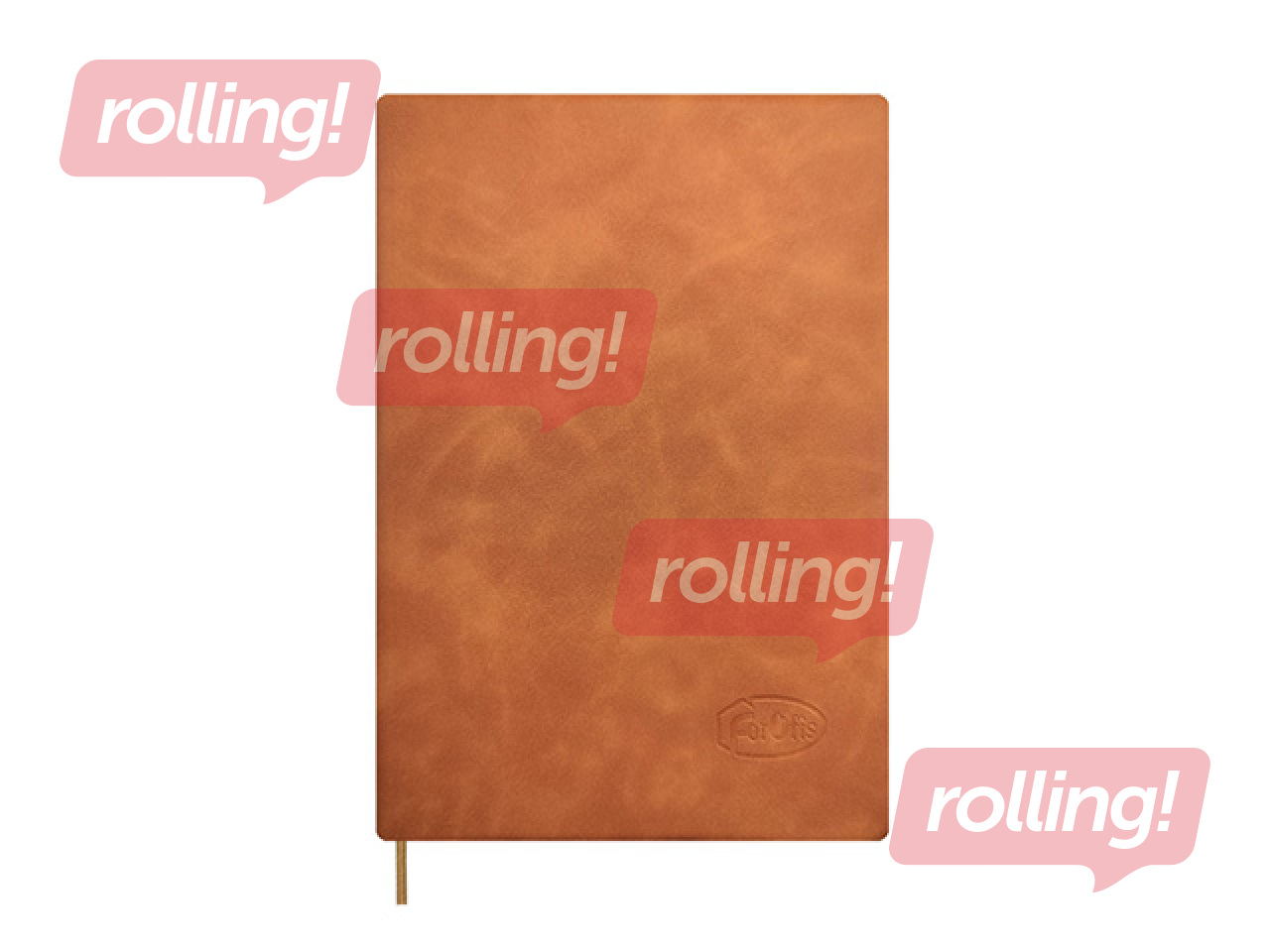 Dienasgrāmata Forofis bez datumiem, līniju, brūna, A5