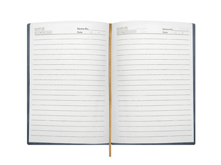 Diary Forofis without dates, lined, blue, A5