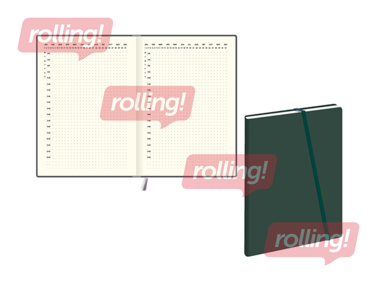 Diary Private, green