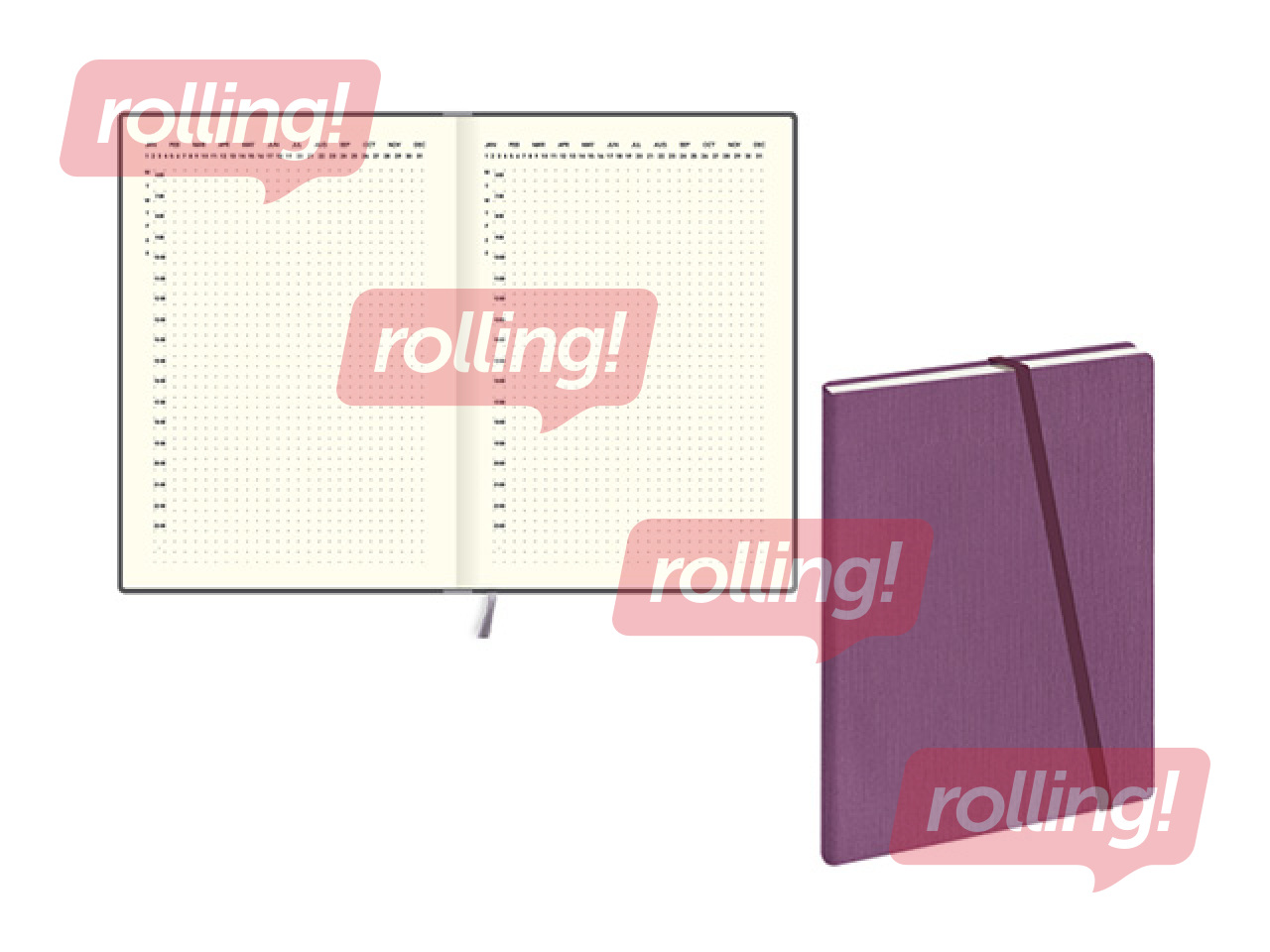 Dienasgrāmata Private, violeta ar tekstūru