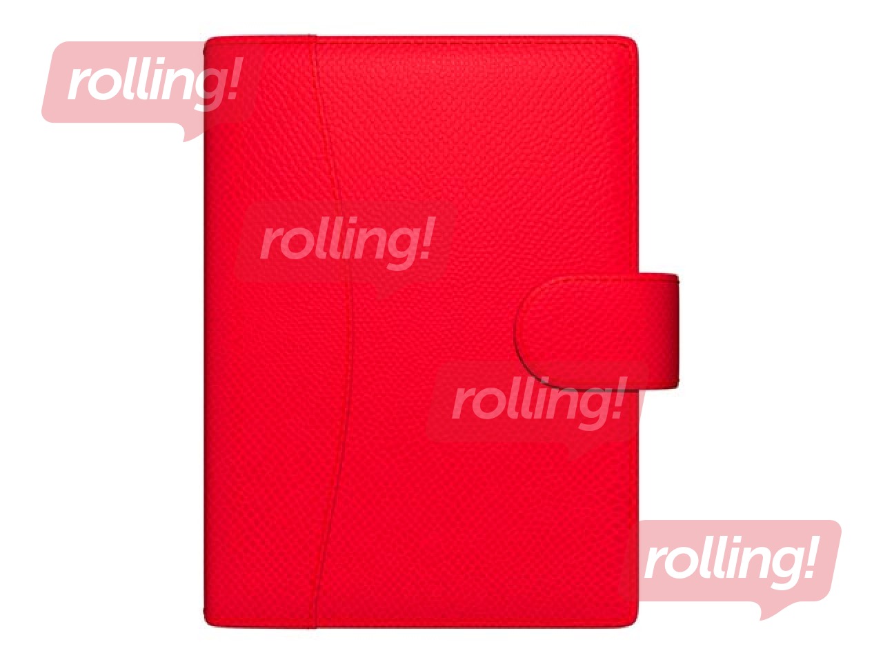 Планировщик времени Elite Imitation Leather, кораллово-красный