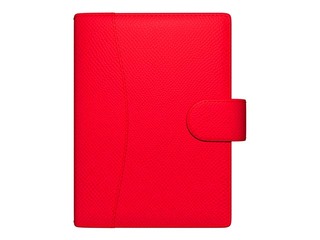Time planner Elite Imitation Leather, coral red