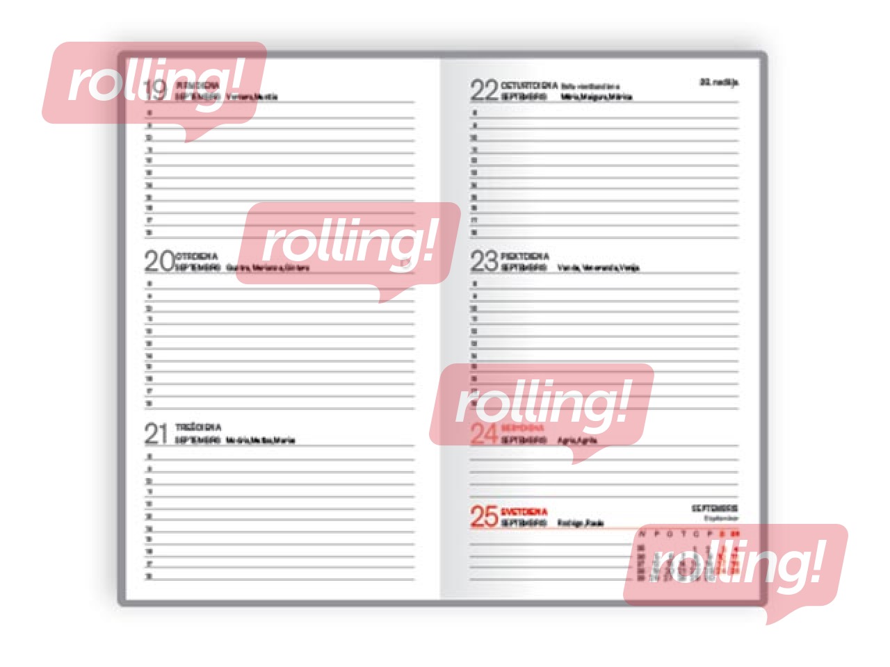 Kalendārā daļa POCKET