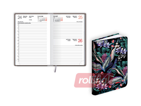 Pocket calendar Mono Flex, A6, Dark