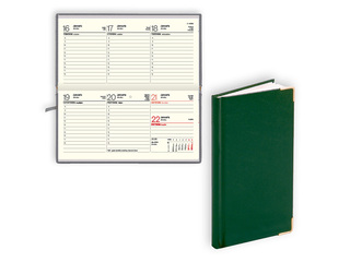 Pocket Calendar Lady, basis, green