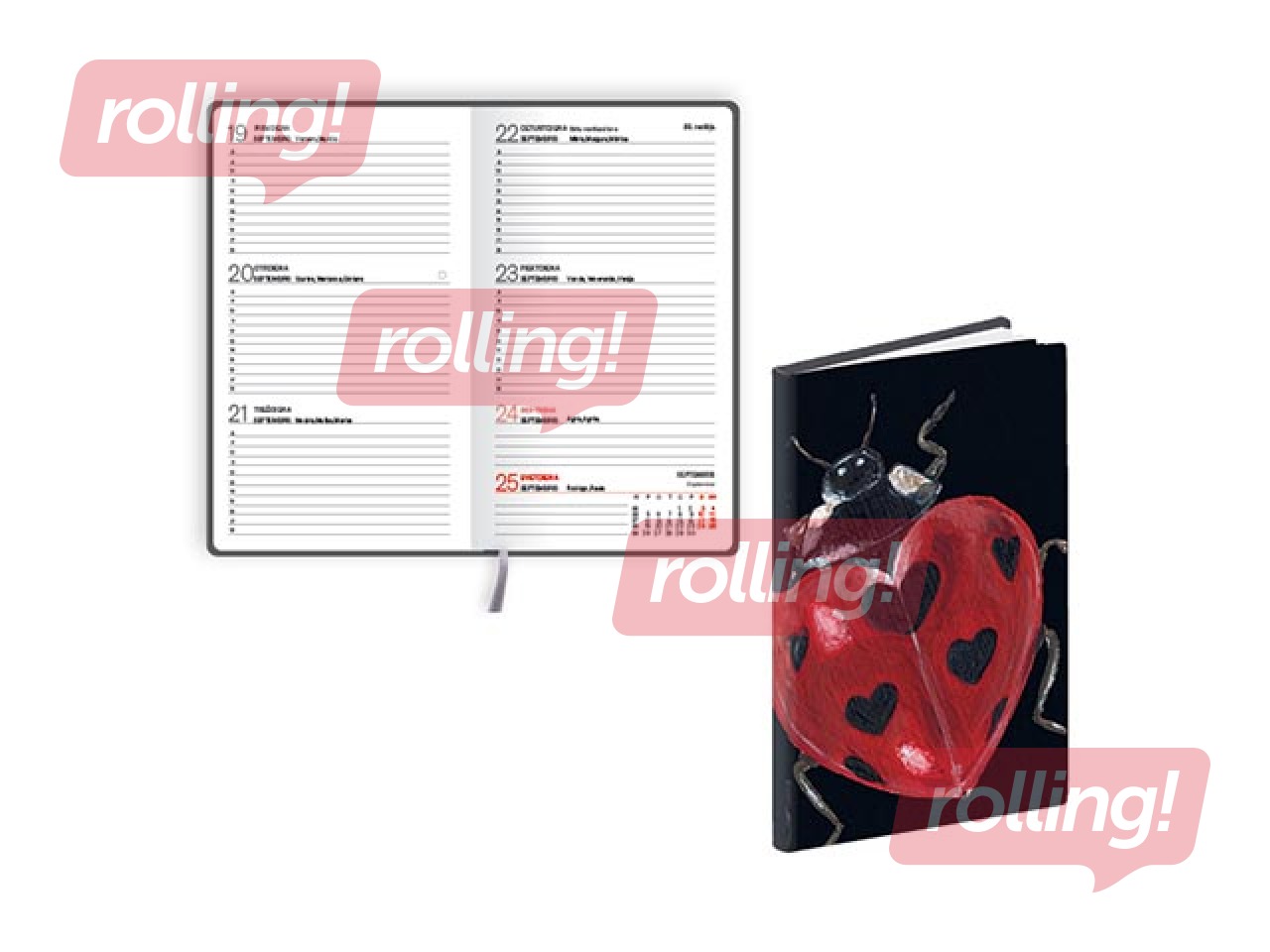 Kabatas kalendārs Pocket Flex, Dark, 2026