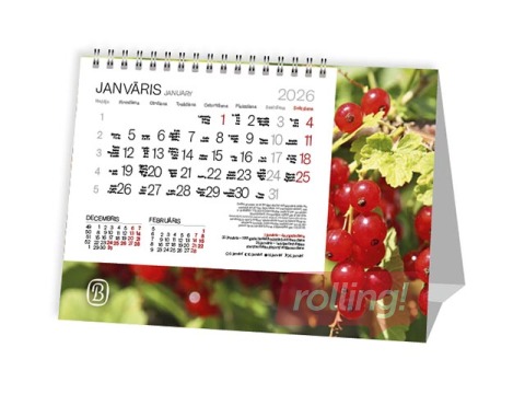 Galda kalendārs Tent, Vasara