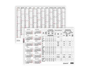Tabulkalendārs Simple grāmatvežiem, A4
