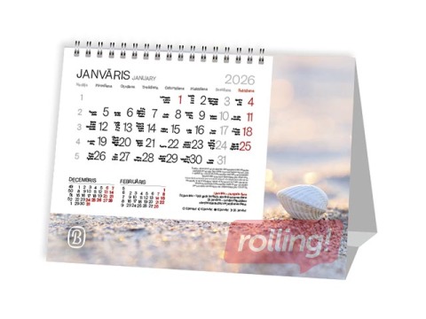 Table calendar Tent, Autumn