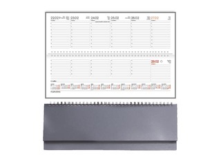 Table calendar Credo, basis, grey