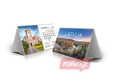 Galda kalendārs Desk - Latvija 2027