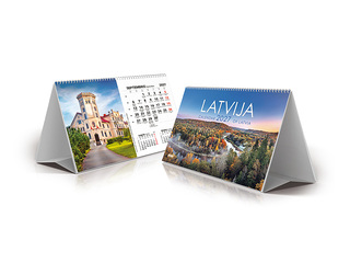 Galda kalendārs Desk - Latvija 2027