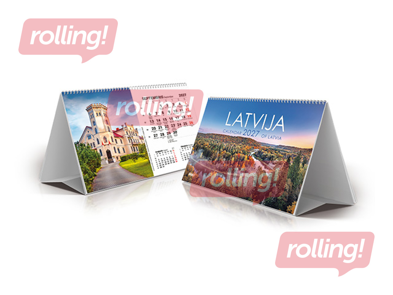 Galda kalendārs Desk - Latvija 2027
