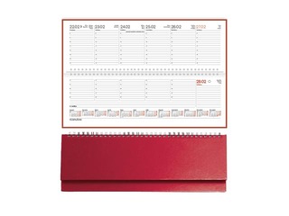 Table calendar Credo, basis, red
