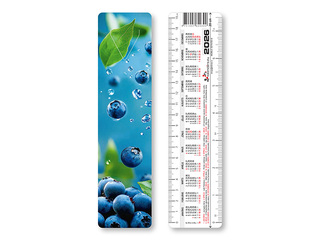Bookmark-calendar, double-sided, No.1, 50x200mm