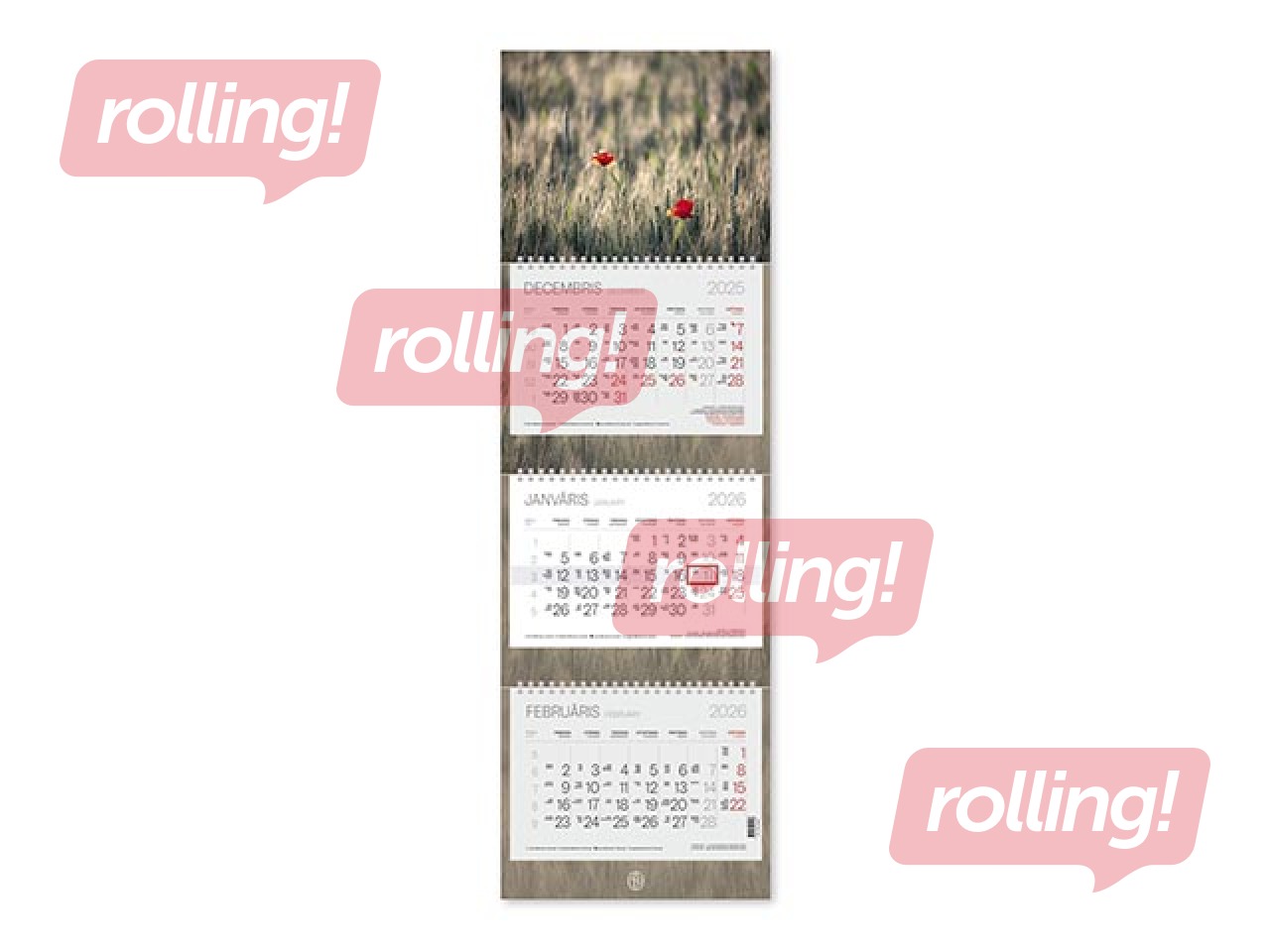 Sienas kalendārs Trio plus