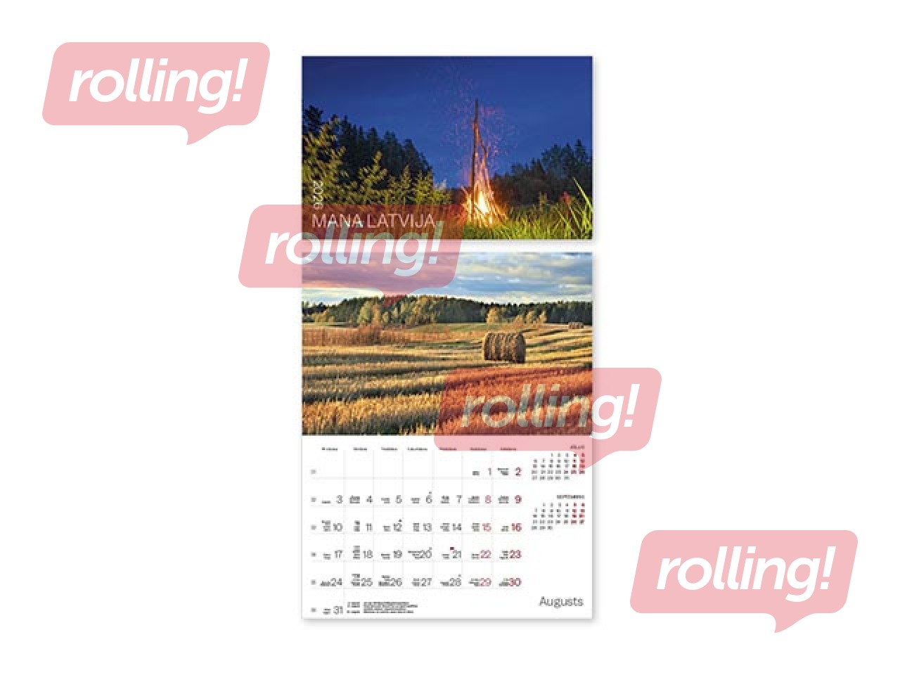 Sienas kalendārs Mana Latvija