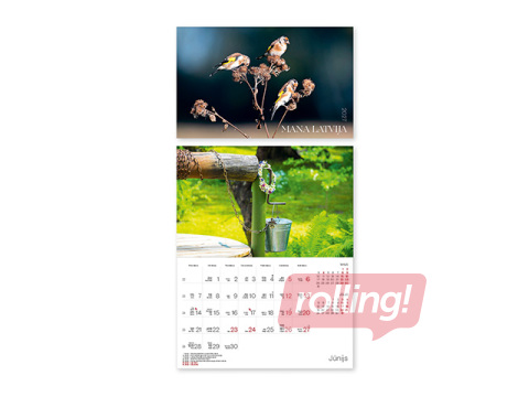 Wall Calendar Mana Latvija
